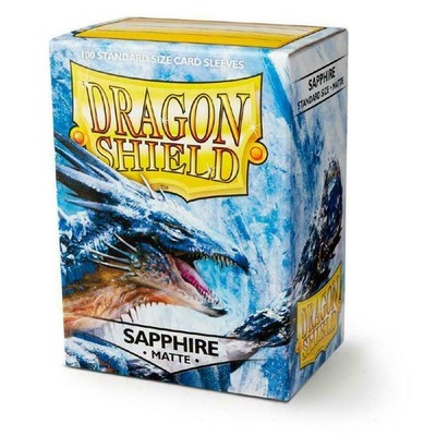 Dragon Shield Sleeves - Matte Sapphire 100 Pieces