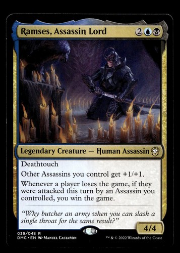 Ramses, Assassin Lord 039/048 Commander: Dominaria United