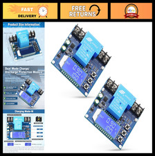 2PCS Low Voltage Cutoff Controller 6-60V 30A LCD Display Disconnect Module