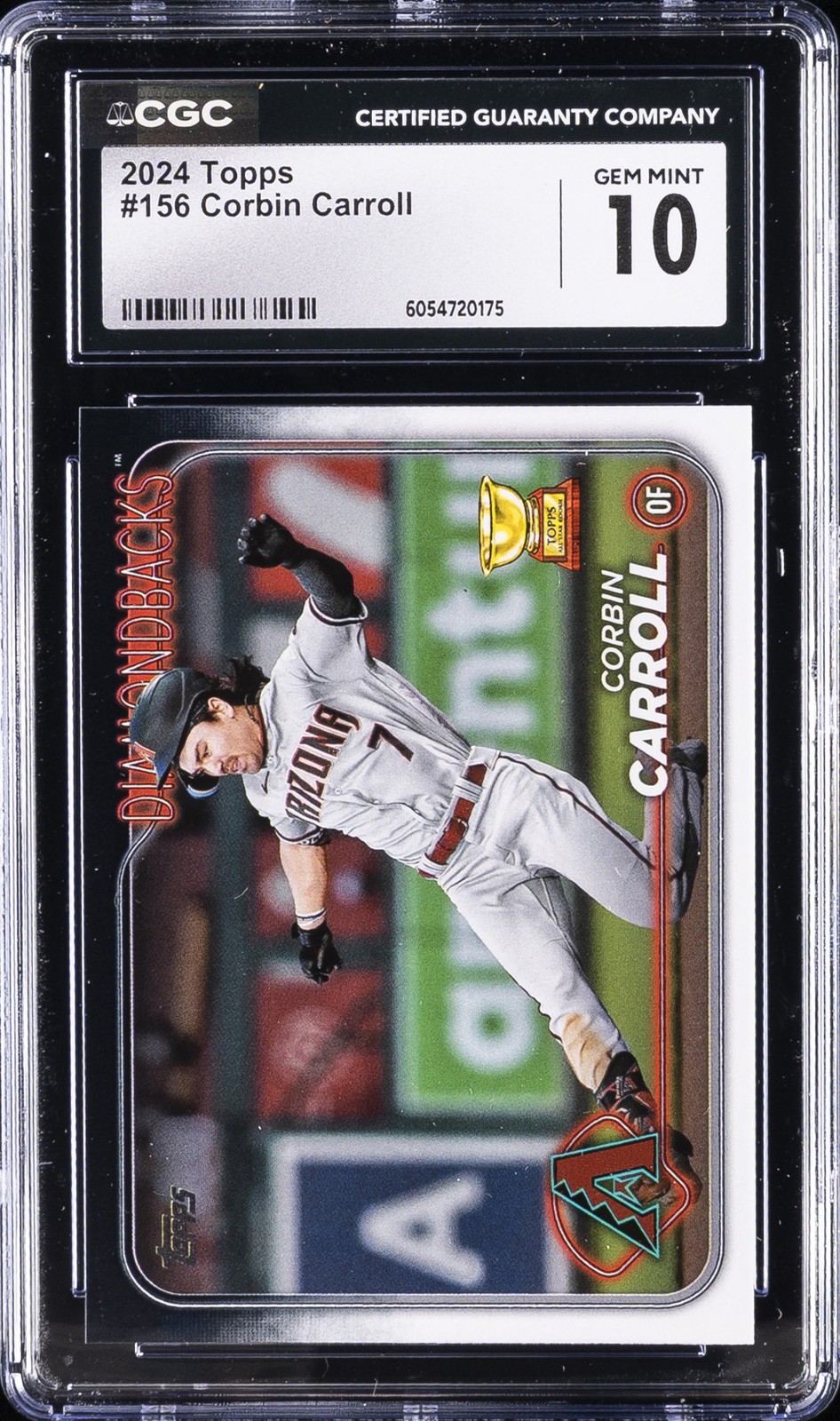 2024 TOPPS #156 CORBIN CARROLL CGC 10 GEM MINT