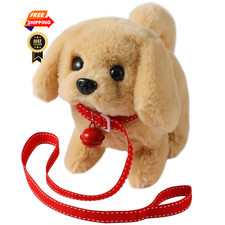 KSABVAIA Plush Golden Retriever Toy Puppy Electronic 5.9 Inch, Dog