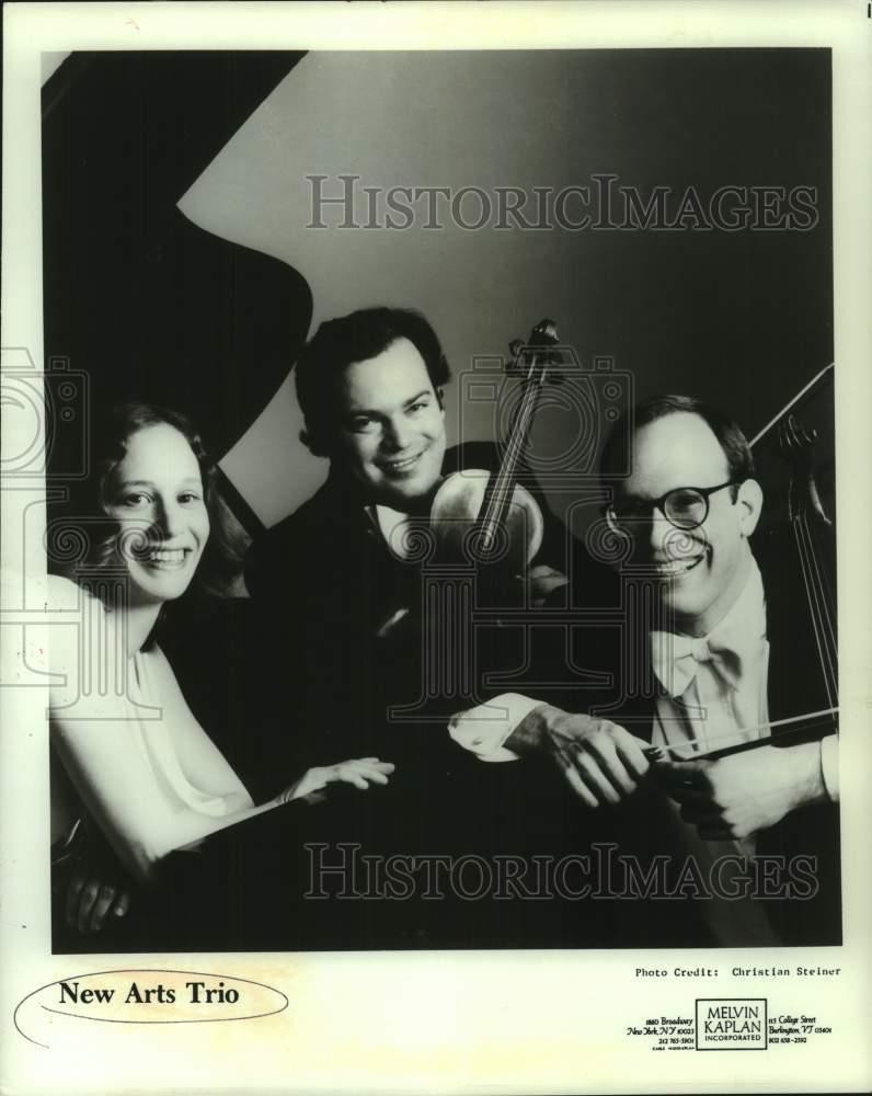 1985 Press Photo Members of The New Arts Trio, classical musicians. - nop70693