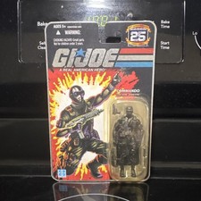 Hasbro G.I. Joe 25th Anniversary Snake Eyes Commando Boxed Action Figure 2007