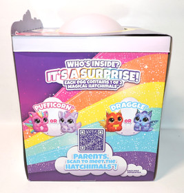 LOT OF 2 Hatchimals Alive Mystery Hatch 1 Draggle & 1 Pufficorn Surprise Toy NEW
