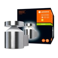 Ledvance AußEnleuchte Wandlampe Endura Style Cylinder Wall Edelstahl 6W Warmweiß
