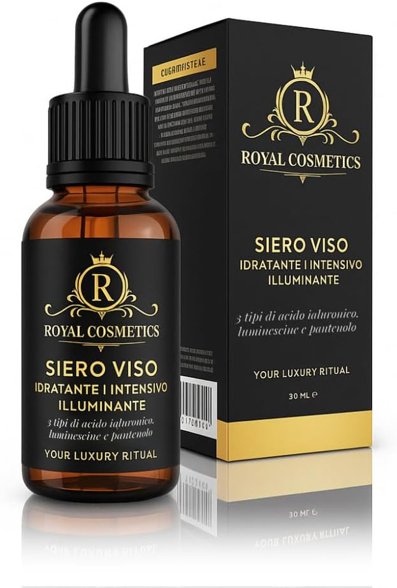 Siero Viso Rimpolpante 4 in 1 | Acido Ialuronico Antirughe Top Class