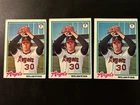 Topps 1986 California Angels Nolan Ryan #400 Baseball Card Lot 3 Cards