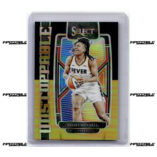 2024 Panini Select WNBA -  Black Gold Prizm #16 Kelsey Mitchell 2/5 Unstoppable