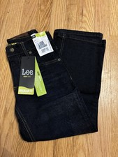 NWT Boys Lee Sport Dark Wash Jeans - Size 7R