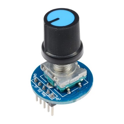 2PCS Rotary Encoder Module Rotating Potentiometer Knob Cap Digital Control 5V