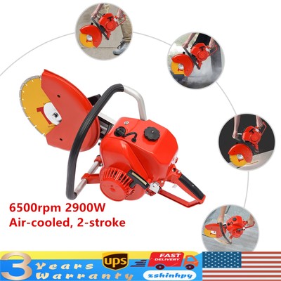 78.5cc 2-Stroke Gas Power Cement Masonry Cutting Concrete Cut off Saw with Blade