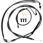 La Choppers La-8154Kt-19M Standard Midnight Cable Kit - 18in. - 20in. fits Mini™