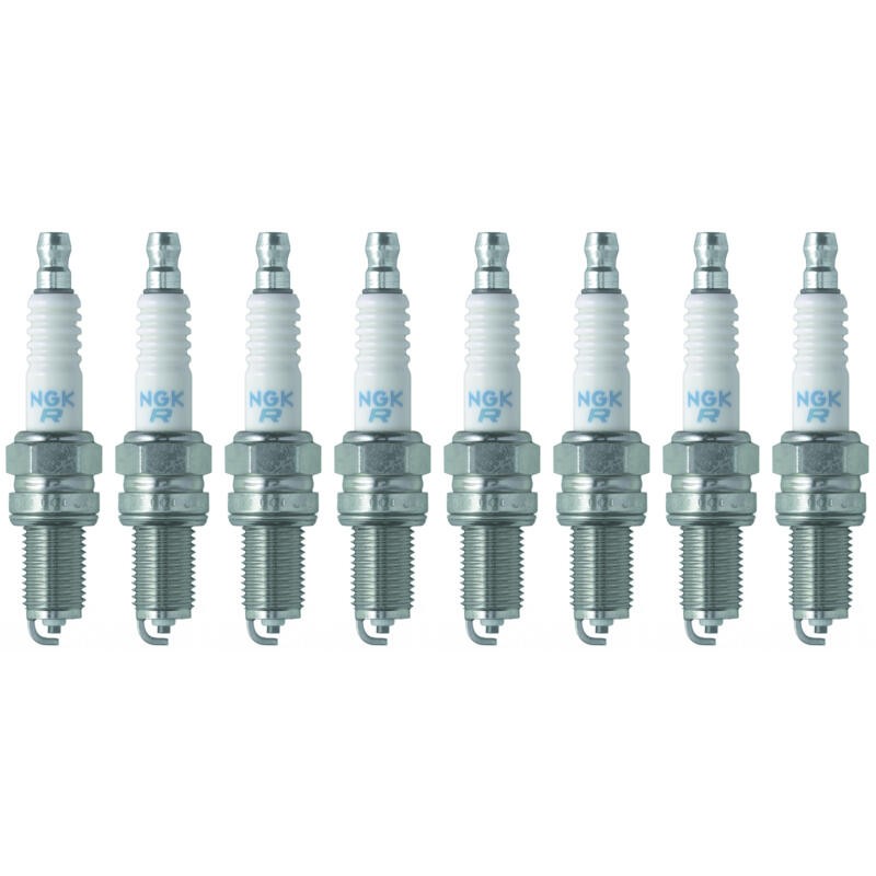 NGK Spark Plug 4339 8-PACK DCPR8E 12mm Copper Core Nickel, Flat Seat, HR 8