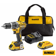 DEWALT® 18V XR Brushless Hammer Drill Driver Kit – 2 x 2Ah Batteries, Charger