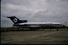 Dia CX-BKA Boeing 727-30C Pluna 08/1978 35mm gerahmt OP-L8-39
