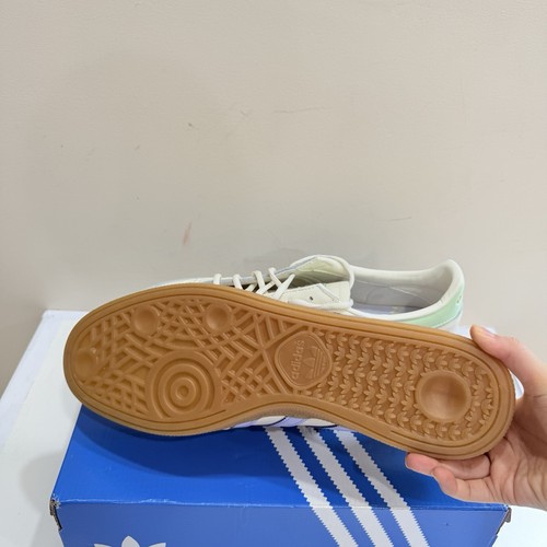 Adidas Handball Spezial Off White Violet Green Mens Size US 10 Shoes Sneakers ✅ - Picture 6 of 13