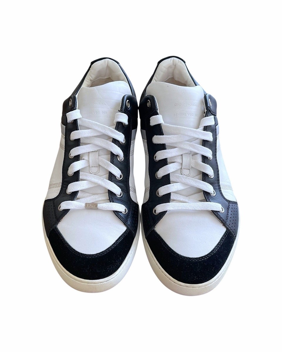 Dior Homme SS2010 B18 Leather & Suede Low Sneaker Size: 43 US10