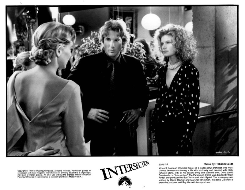 1994 PARAMOUNT - INTERSECTION  - RICHARD GERE / SHARON STONE -  PROMO PHOTO