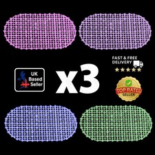 Non Slip Shower Mat Strong Suction Bathroom Safety Comfort Anti-Mold Bathtub x2