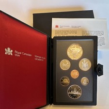 1982 Canada Proof Double Dollar Set - Gem Regina Centennial Beautifully Toned 5&cent;