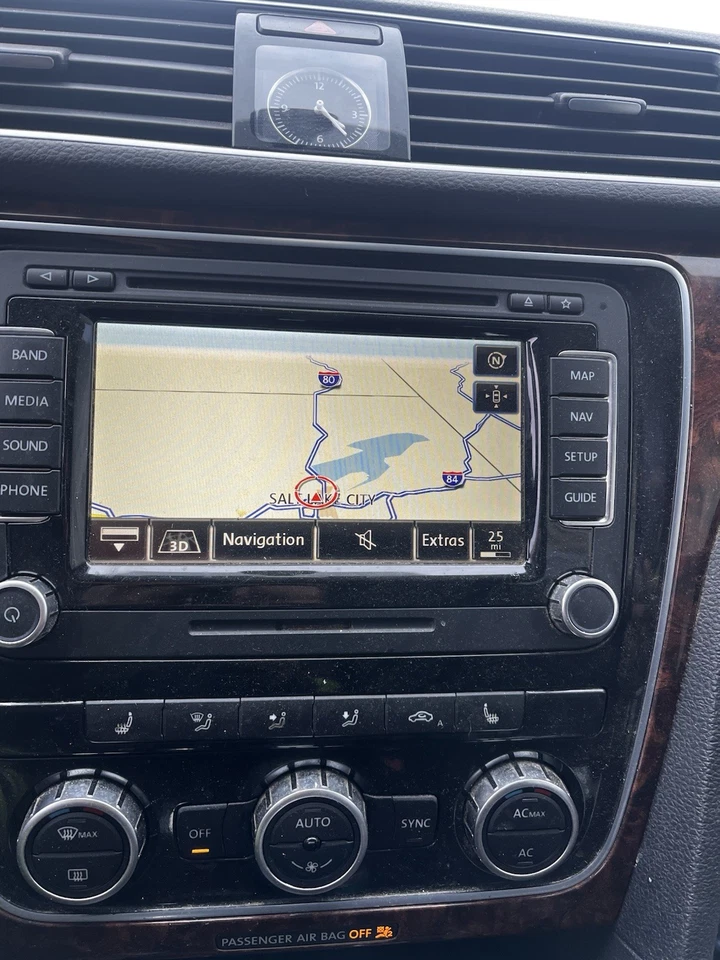 VOLKSWAGEN PASSAT CC 2010-2015 RADIO NAVEGACIÓN GUARDABARROS AUDIO RNS-510 3C8035684E Foto 3 de 4