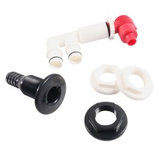 ABS PVC Airator Drain Gate Set For Vessel Allurement Tanks Standard 1 1/16 Foot