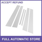 6 Pcs Door Pillar Window Trim for Honda Accord 2003-07 Chrome