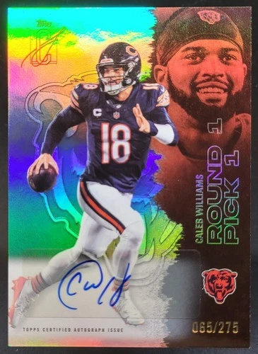 2025 Topps Signature Caleb Williams Veteran Class Autographs (RAW)
