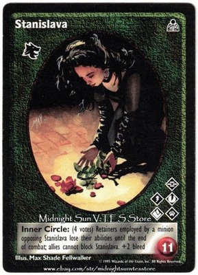 Stanislava Gangrel Dark Sovereigns V:TES VTES Vampire CCG