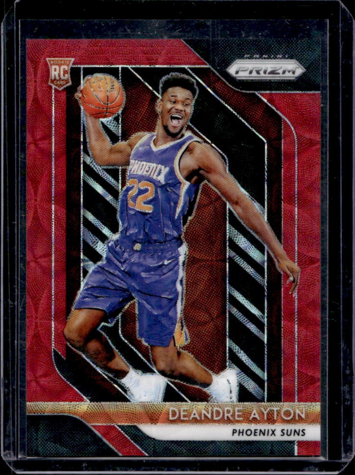 2018-19 Prizm Deandre Ayton RC Prizm Choice Red Rookie #37/88 Suns
