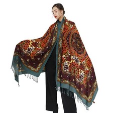 DANA XU 100 Merino Wool Pashmina Shawl for Women 96"x43", Oversized Cashmere...