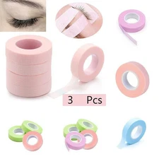 3Rolls Extension Tape Professional Lashes Grafting Tools Anti-allergy Breathable