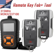 2 For 2014-2018 Chevy Silverado GMC Sierra 1500 2500 Remote Key Fob & Programmer