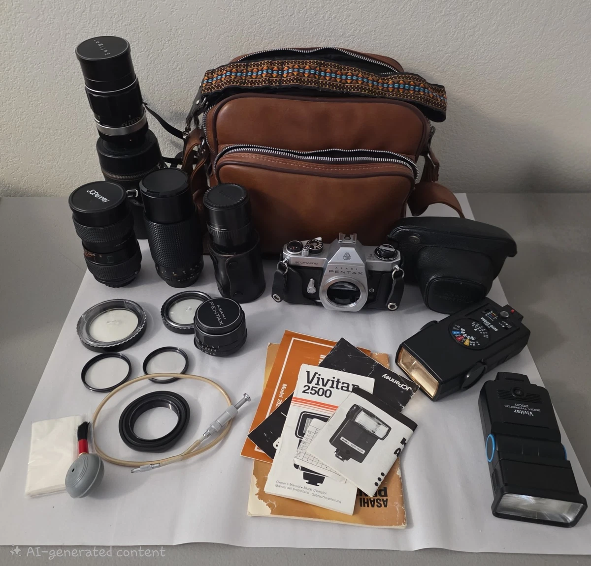 Asahi Pentax Pentax Spotmatic Sp Manual Focus Film Cameras for