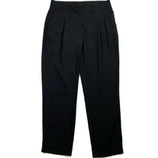 H by Halston Womens Pants Size 6 Pleated Slim Leg Dress Pant