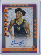 ENRIQUE FREEMAN NBA Pacers 2024-25 Topps Finest RC Auto #RFA-EF Card