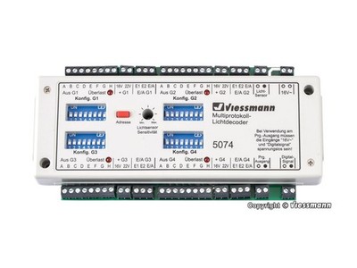 Viessmann 5074 - Multiprotokoll Lichtdecoder - NEU