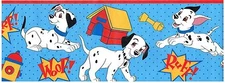 * DALMATIONS DOGHOUSES DOG BONES AND WOOF! DISNEY Wallpaper bordeR Wall KIDS