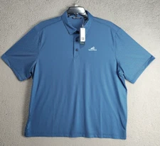 Cutter & Buck Polo Shirt Adult XXL 2XL Blue Golf Short Sleeve Outdoor Sport Mens