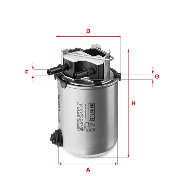 Sofima S1095NR Kraftstofffilter FüR Renault Nissan-image