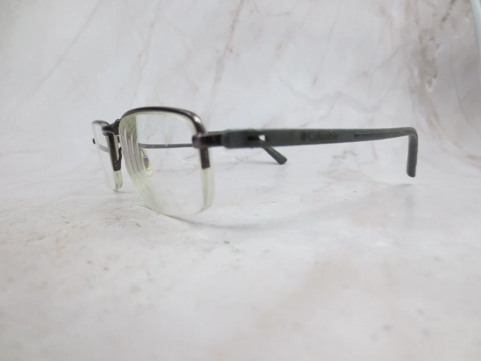 Marco de gafas Columbia para mujer negro metal cuadrado medio borde 49-18-135 Foto 2 de 4