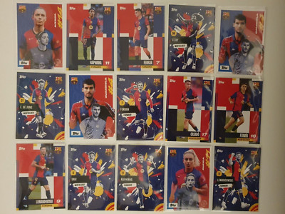Topps FC Barcelona Team Set 2024/25 - Einzelkarten aussuchen Pick
