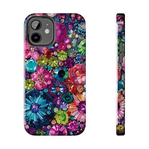 Rhinestone Themed Cool Phone Case for iPhone 16 15 14 13 12 11 X 8 7 iPhone Case - Picture 38 of 72