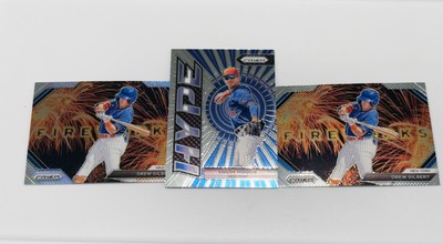 Lot of 3 2024 Panini Prizm Baseball New York Mets Cards Refractor Inserts