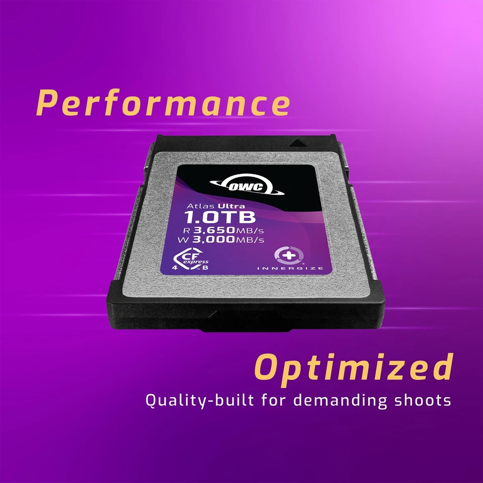 OWC Atlas Ultra 1.0TB High-Performance CFexpress 4.0 Type B Memory Card - Image 2 of 4