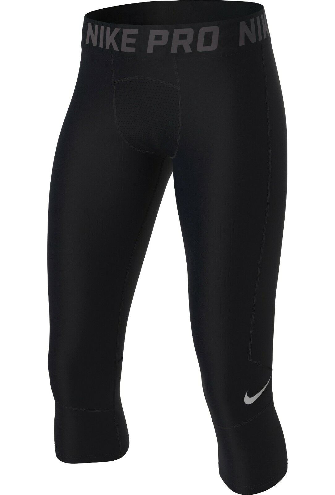 Auckland voering Fauteuil Nike Boys&#039; Pro 3/4 Length Knee Tights Size Large Black NWT | eBay