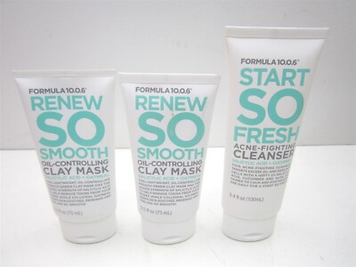 Formula 10.0.6 Renew So Smooth Oil-Controlling Clay Mask/Cleanser Bundle - Qty 3