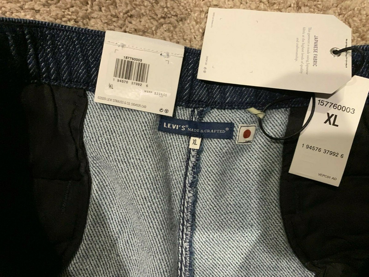 LEVI'S MADE & CRAFTED CLIMBING PANT JAPANESE FABRIC MEN'S XL NWT