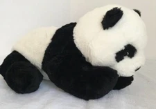 IKEA Bear Plush 12"  KRAMIG Panda  Stuffed Animal Black White