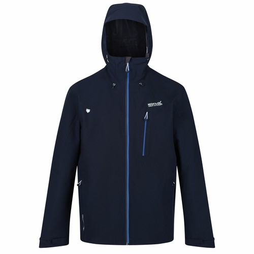 Regatta Mens Birchdale Waterproof Hooded Jacket / 3XL / Navy